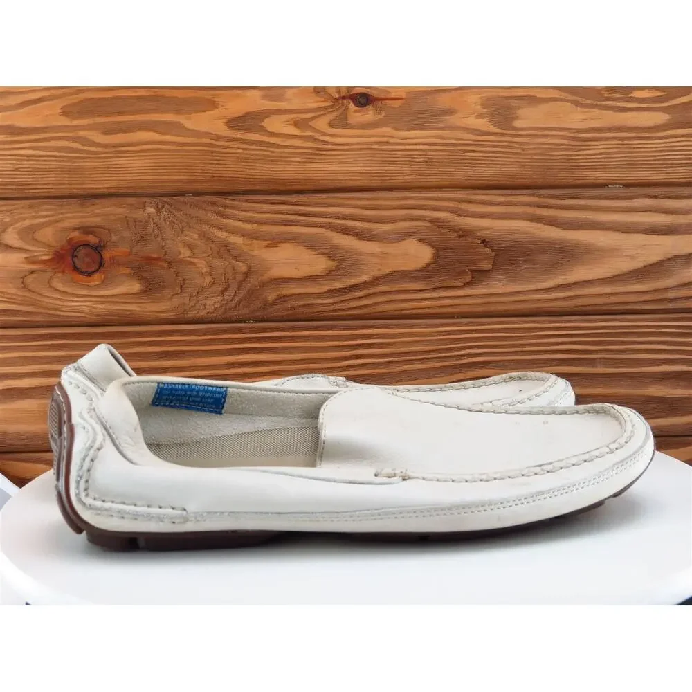 Rockport Sz 10 Driving‎ Moccasin Beige Leather Men Slip On Medium (D, M)